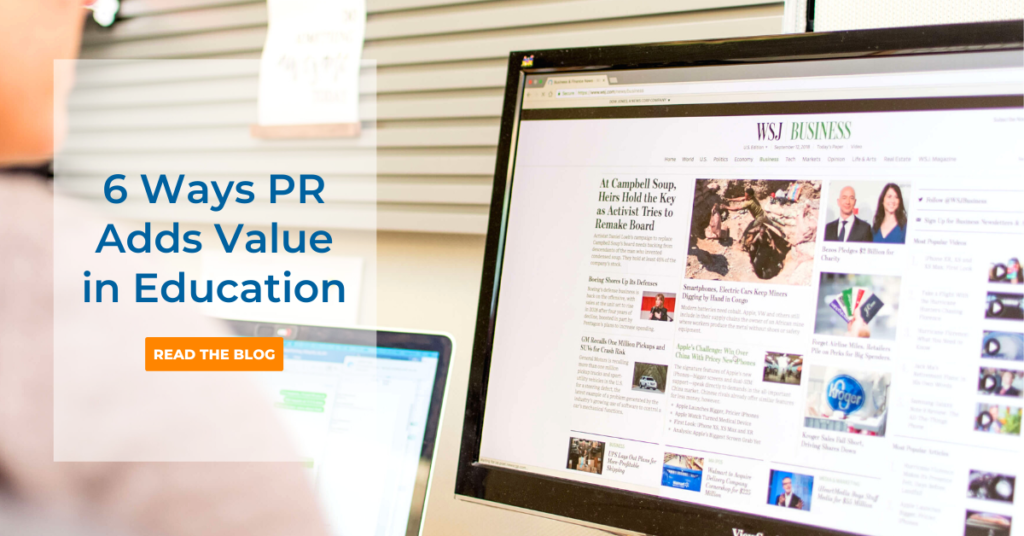 6 Ways PR Improves Your Bottom Line by CB&A for Education