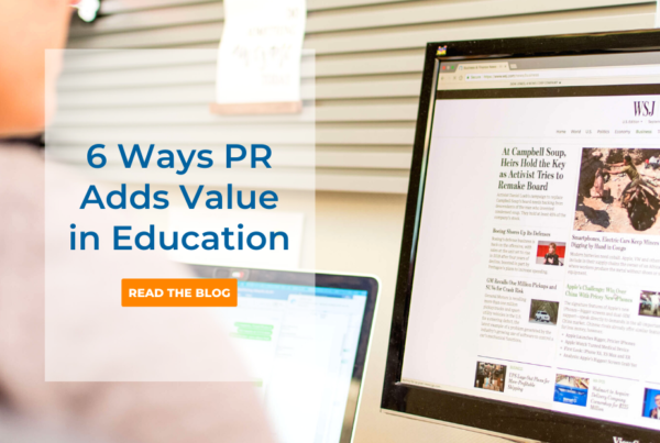 6 Ways PR Improves Your Bottom Line by CB&A for Education